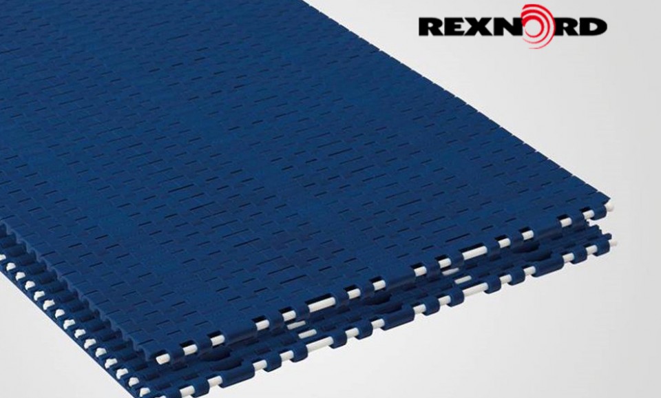Модульні стрічки Rexnord 395 MatTop для високошвидкісного та делікатного транспортування продукції - Фото №1
