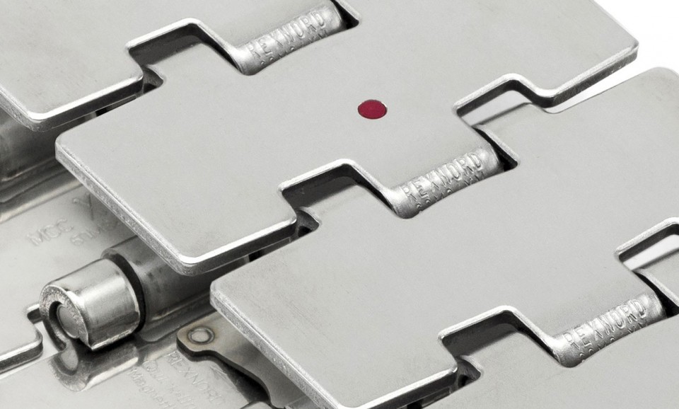 Пластинчасті конвеєрні ланцюги Rexnord з ланкою для швидкого з'єднання - Фото №1